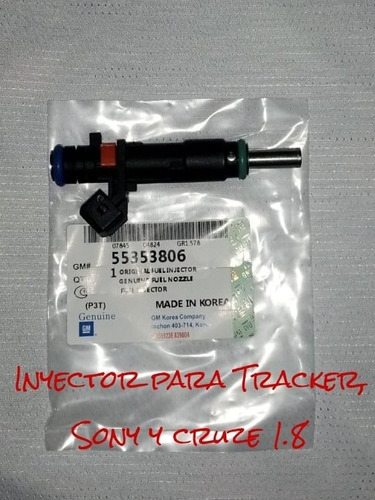 Inyector Chevrolet Cruze Sonic Traker 1.8 Original Korea 