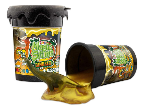 Craze Magic Slime Dinorex Pote De Slime Con Dinosaurio 15483