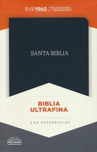 Biblia Ultrafina - Piel Negro - Rv 1960
