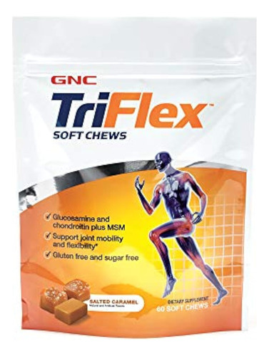 Gnc Triflex Soft Chews Caramelo Salado Apoya La Salud De Las