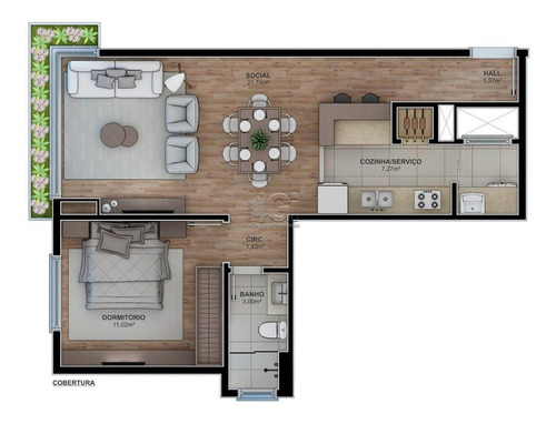 Imagem 5 de 10 de Apartamento - Carazal - Ref: 1547 - V-2341