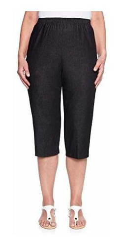 Alfred Dunner - Pantalones Capris De Mezclilla Para Mujer Co