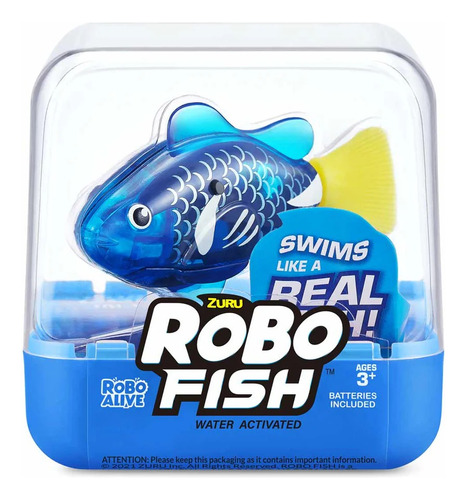 Robo Fish Zurus Original Color Azul Aqua 