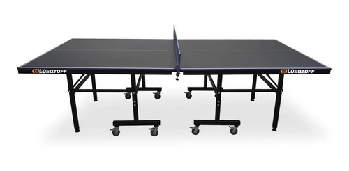Imagen 3 de 6 de Mesa Ping Pong Profesional Con Ruedas Lusqtoff C/ Set Regalo