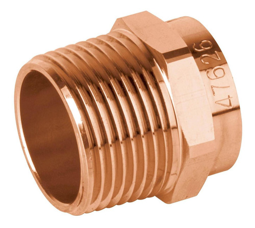 Conector De Cobre, Rosca Exterior, 3/4', Basic Foset