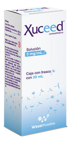 Xuceed Levocetirizina 5 Mg/ml | Solución Oral 20 Ml