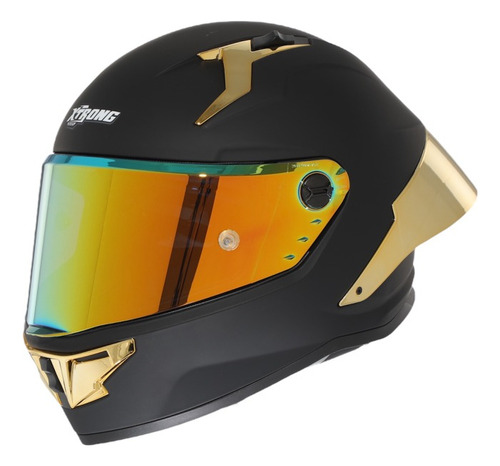 Casco Certificado Ece Para Moto Dot Integral Xtrong R1 Negro Matte M