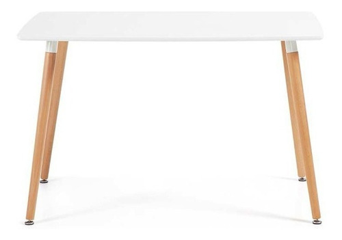 Juego Comedor Eames Mesa Rectangular 120x80 + 6 Sillas