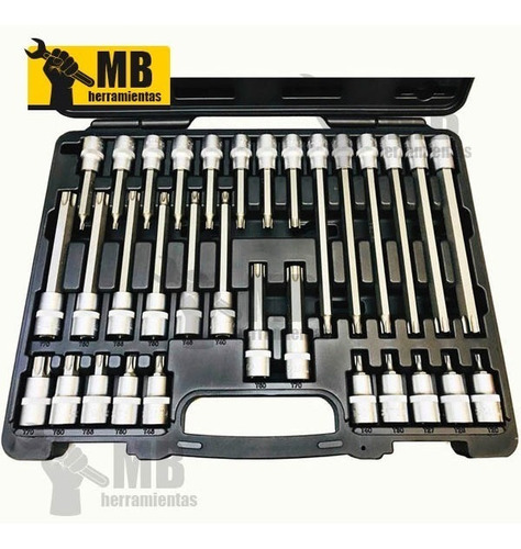 Imagen 2 de 10 de Juego De Puntas Multiestria X 26 Piezas M5 A M16 .1