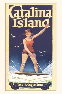 Libro The Vintage Journal Woman On Wake Board Catalina Is...