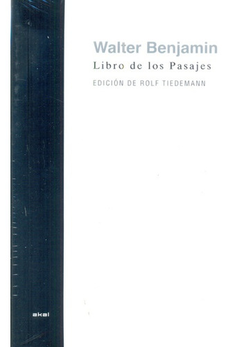 Libro De Los Pasajes (rustica) America Latina - Walter Benja