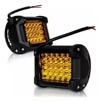 Comprar Potentes Faros Auxiliares Dually De 24 Leds Ámbar 72w