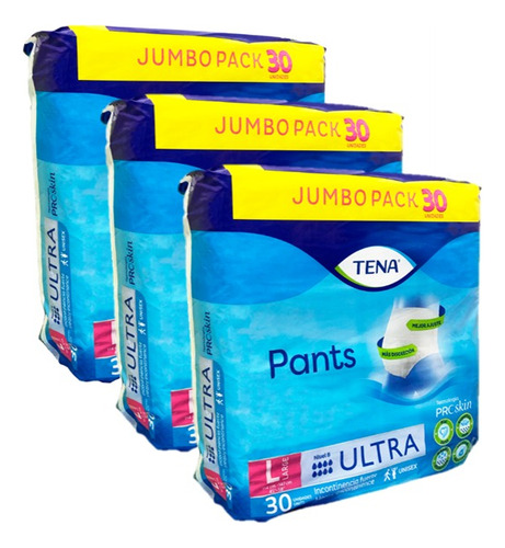 90 Pañales Tena Pants Ultra L - Unidad a $6004