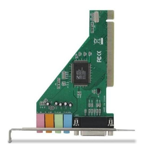 Placa De Som Pci 4.1 Acute Áudio De 3.1 E 5.1 Canais