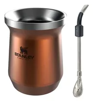 Comprar Combo Mate Stanley Clasico 236 Ml + Bombilla Classic Spoon Color Mate Maple \u002F Bombilla Negra Combo Mate Y Bombilla