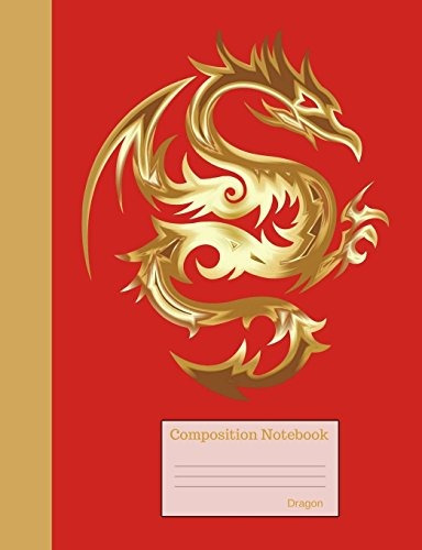 Composition Notebook Dragon Wide Ruled Lined Book To Write I