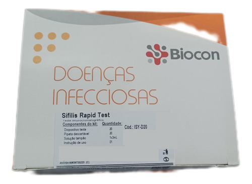 Teste Rápido Sifilis C/20 Testes