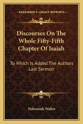 Libro Discourses On The Whole Fifty-fifth Chapter Of Isai...