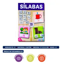 Comprar Tarjetas Educativas Didácticas De Sílabas