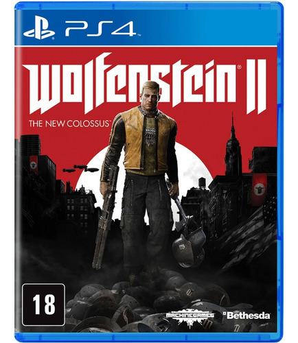 Wolfenstein 2 The New Colossus Ps4 Mídia Física (Recondicionado)