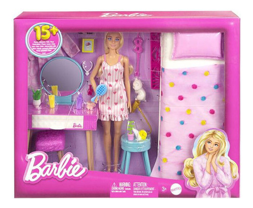 Barbie Set De Habitación De-lux