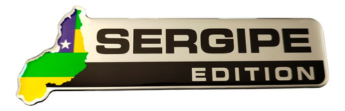 Adesivo Emblema Resinado Estado Sergipe Edition Carro Moto