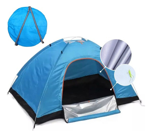 Tienda Carpa Automática Impermeable 1 Persona Camping Caza