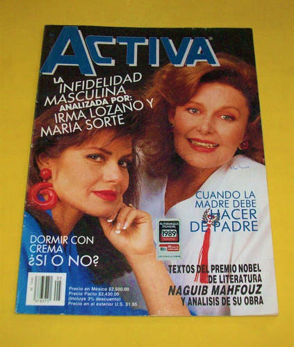Maria Sorte Revista Activa 1989 Irma Lozano Jodie Foster