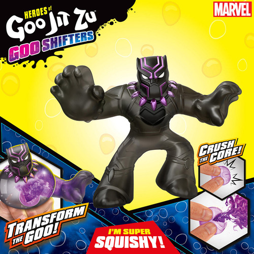 Goo Jit Zu - Boneco Elástico De 12cm Do Pantera Negra