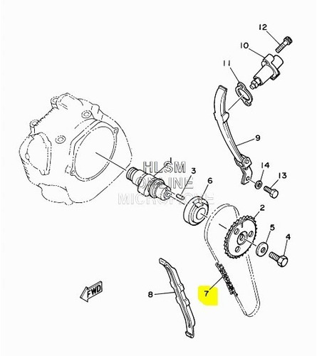 Cadena Distribuicion Original Yamaha Ttr 230 Xt225 Panella 