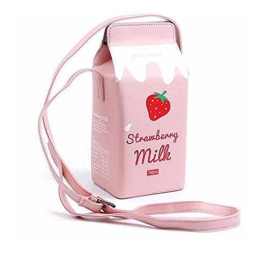 Cartera Bandolera Leche Frutas Niñas