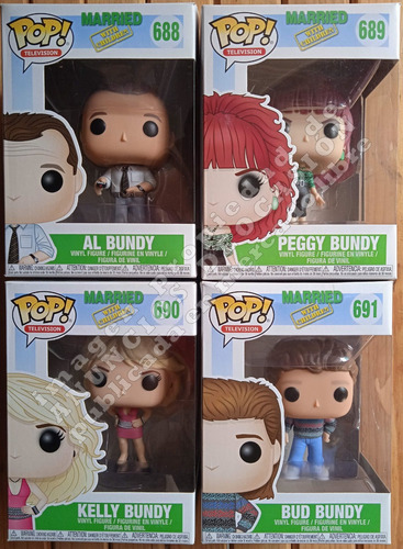 Funko Pop - Married With Children - Set De 4 Figuras D Vinil