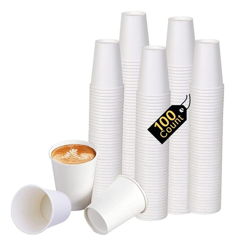 Tazas De Café Smygoods De 8 Oz, Vasos De Papel Desechables, 