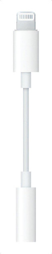 Cable adaptador Lightning/3.5mm de 1  a 1 Jack 3.5 mm hembra Apple MMX62AM/A blanco - Distribuidor Autorizado
