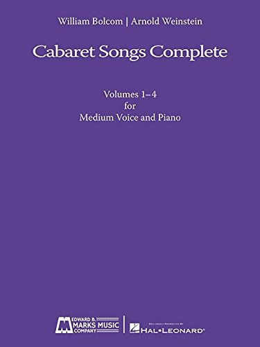 Cabaret Songs Complete Volumes 14 For Medium Voice And Piano