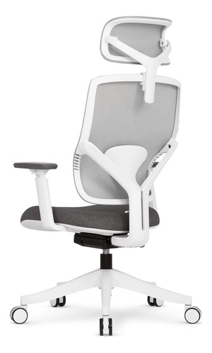 Cadeira Dt3 Office Yura Grey Escritório Cinza - 14042-1 Material Do Estofamento Mesh Dt3vintex-y No Encosto Tecido Dt3 Ultrasoft No Assentomesh Dt3vintex-y No Encosto Tecido Dt3 Ultrasoft No Assento