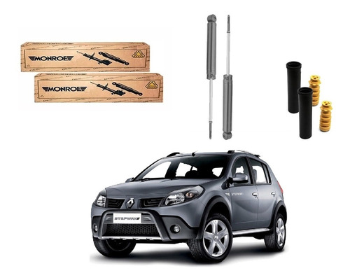 Kit Amortecedor Traseiro, Sandero Stepway 1.6 2012