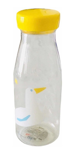 Botella Agua Patito Para Niños Usa Bombilla