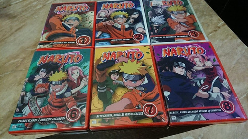 Naruto, Dvd Volumen 1-2-3-6-7-8