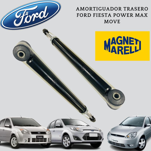 Amortiguador Traseros Ford Fiesta Power Max Move 04 Al 12