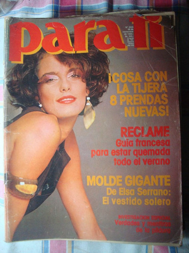 Para Ti 3255 26/11/84 Molde Elsa Serrano Van Gooh C Novelle