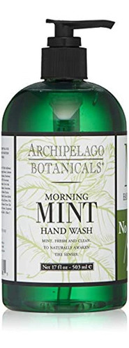 Archipelago Botanicals Mañana Menta Jabón De Manos, 17 Fl Oz