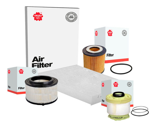 Kit Filtros Aceite Aire Gasolina Cabina Ranger 3.2l L5 2018