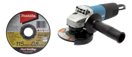 Miniesmeriladora Angular 9554hng + Disco P/met B48670 Makita