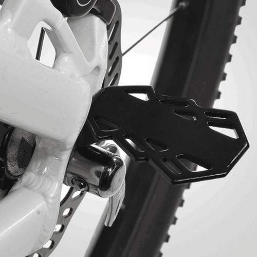 Pedal Trasero De Hierro Para Bicicleta, 2 Piezas, Reposapiés