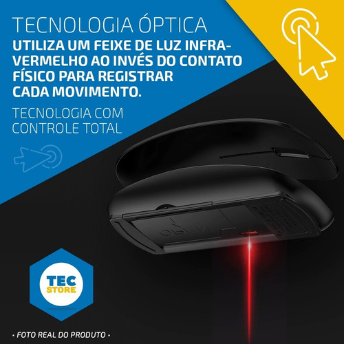 Mouse Sem Fio Wireless Usb Pc Notebook Super Precisão Optica