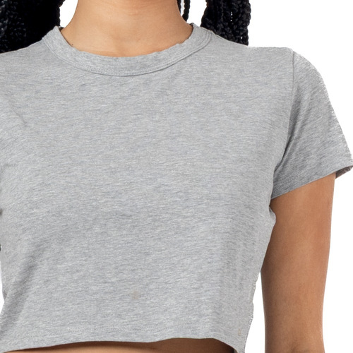 Crop Top Playera De Mujer Quarry Básica