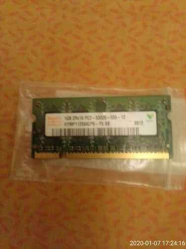 Memoria Ram Hynix Para Laptop De 1gb Ddr2