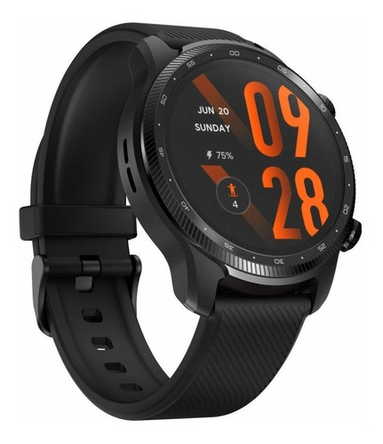 Imagen 3 de 4 de Smartwatch Mobvoi TicWatch pro 3 ultra GPS 1.4" caja de acero inoxidable y nailon reforzado con fibra de vidrio shadow black, malla shadow black de goma fluorada y bisel shadow black