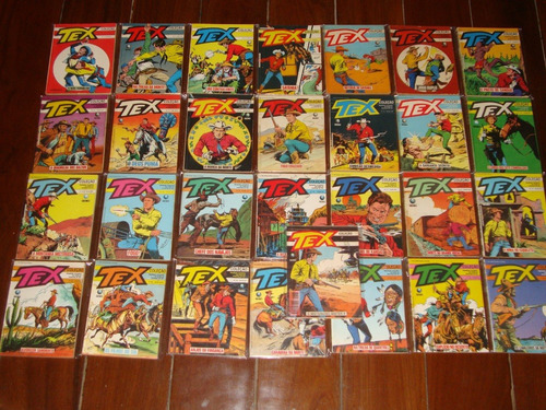 Lote Com 28 Gibis Tex Coleção Rge Globo A Partir 1986 Novas (Usado)